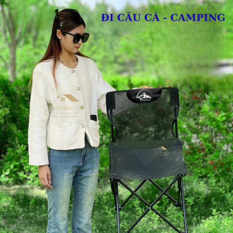 Ghế Camping Gấp Gọn Ngả Lưng Tmountain Chịu Lực Cao Cấp Dã Ngoại Du Lịch Ngoài Trời Êm Ái | BigBuy360 - bigbuy360.vn