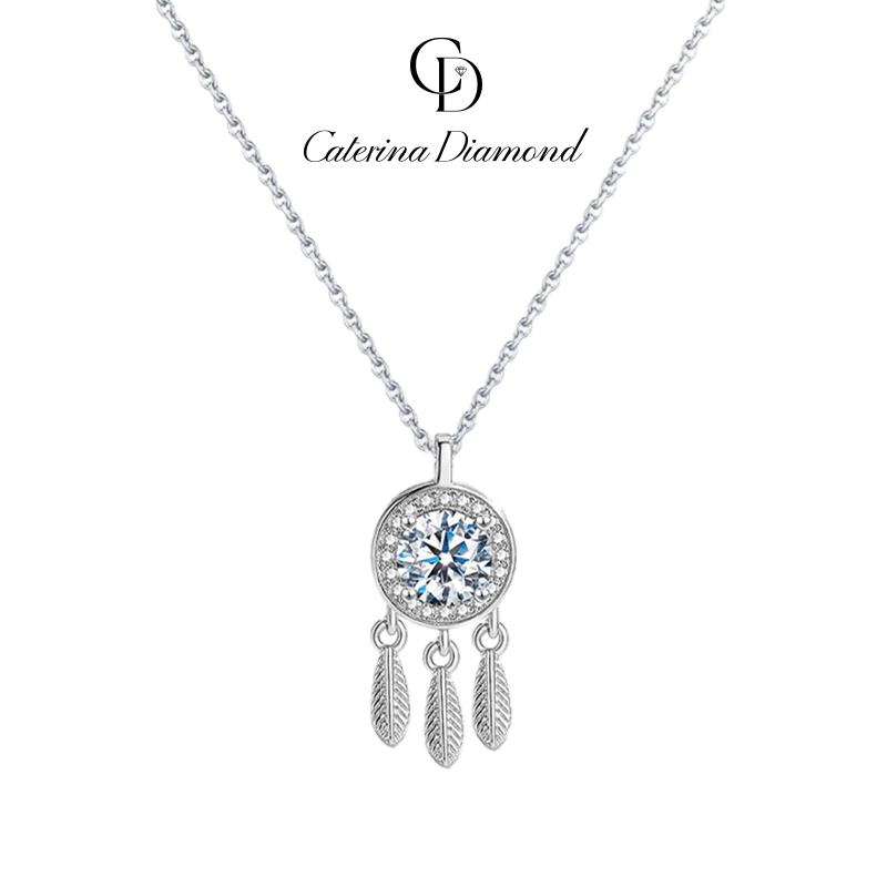 Dây chuyền kim cương Moissanite 1 Carat Caterina Diamond Dreamcatcher DN050BE