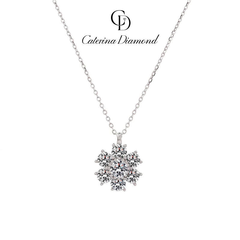 Dây chuyền kim cương Moissanite Caterina Diamond Sweater Chain DN010