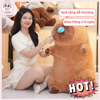  Gấu Bông Chuột Lang Nước Capybara Mềm Mịn 30cm – Thú Nhồi Bông Dễ Thương Gối Ôm Siêu Mềm - MSP69 