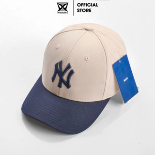 Mũ Nón Lưỡi Trai Meowist chất liệu vải Kaki Cream Navy NY, nón thể thao, thời trang, phong cách