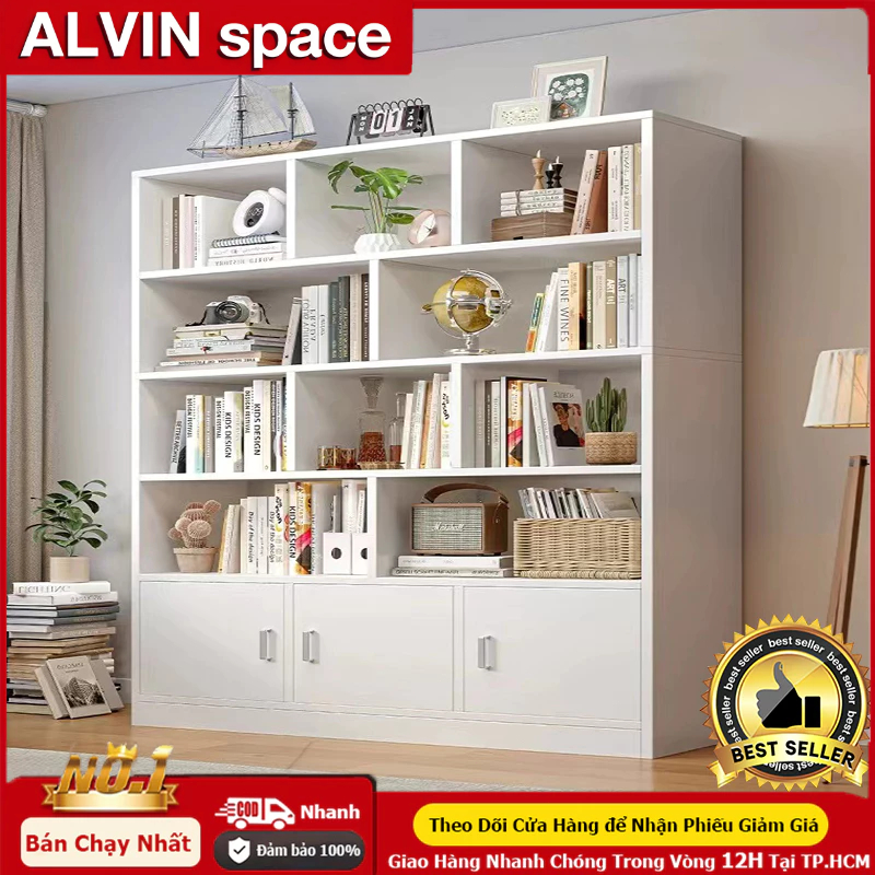 ALVIN Kệ Sách Kệ Sách Để Bàn - Kệ Đa Năng Phối Màu Hiện Đại Gỗ Mdf Bền Đẹp★𝑭𝑹𝑬𝑬 𝑺𝑯𝑰𝑷★ | BigBuy360 - bigbuy360.vn