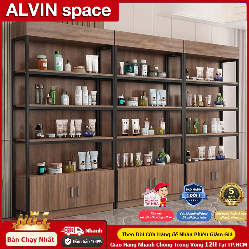 ALVIN kệ đựng đồ siêu thị đựng đồ đa năng thiết kế lỗ dễ dàng lắp đặt không cần ôc vít | BigBuy360 - bigbuy360.vn