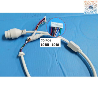 Cáp Mạng + Nguồn Cho Camera IP Hikvision  ( Poe )
