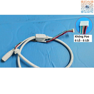 Cáp Mạng + Nguồn Cho Camera IP Hikvision  ( Poe )