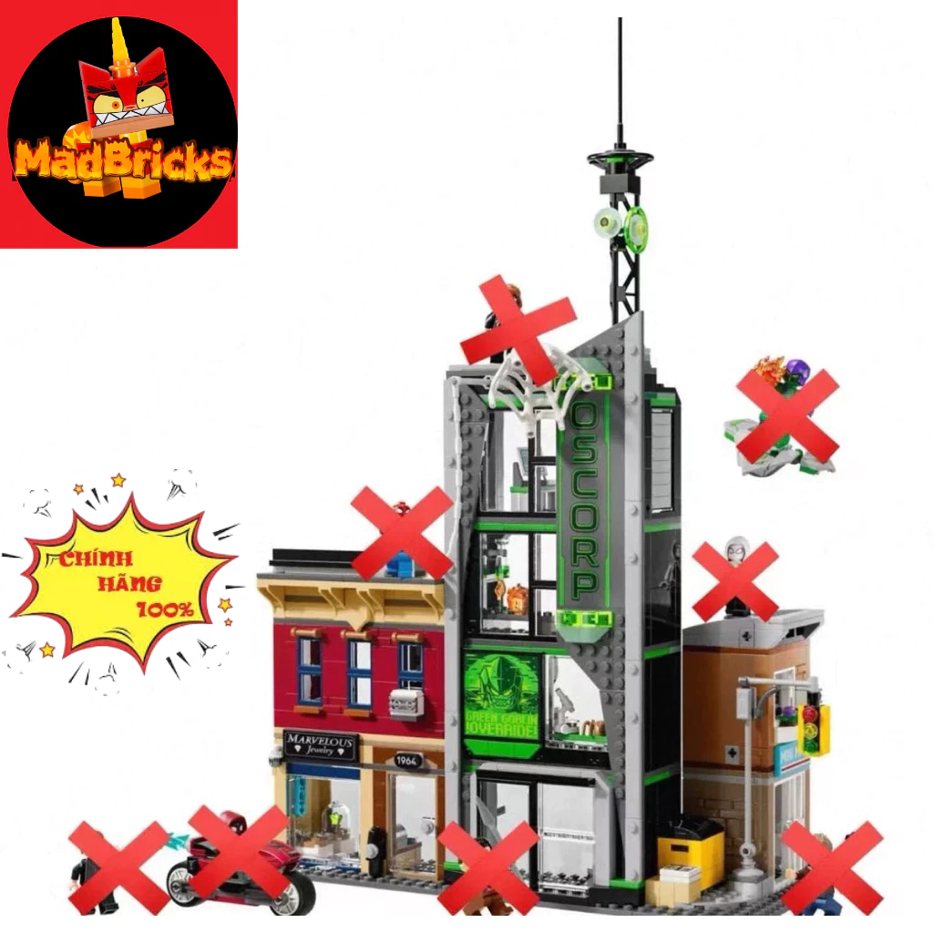 (HÀNG CÓ SẴN SIÊU RẺ ) TÁCH LẺ GẠCH TÒA THÁP OSCORP SET LEGO 76324