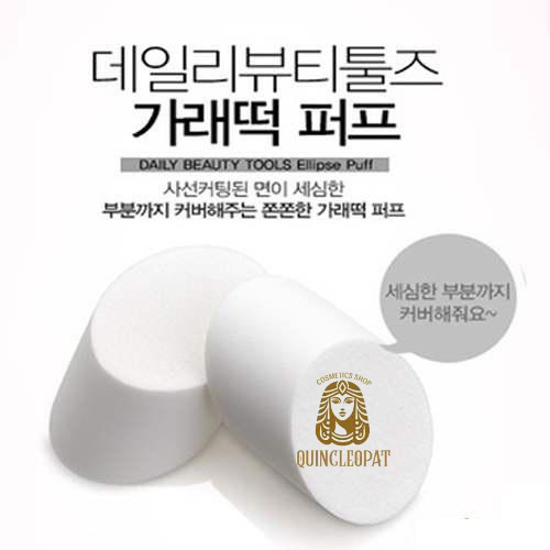 Mút Đánh Kem Nền Ellipse The Face Shop túi 2 miếng mềm dễ cầm hàng chính hãng