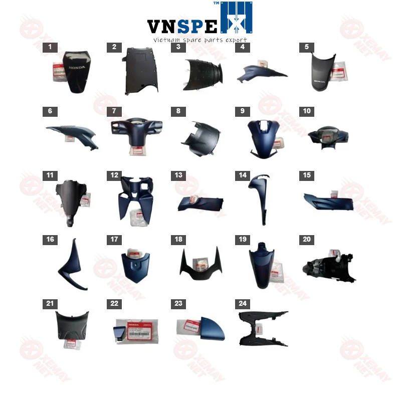 DÀN NHỰA - DÀN ÁO VISION 2021 MÀU PB425 - XANH ĐEN PHIÊN BẢN ĐẶT BIỆT B9