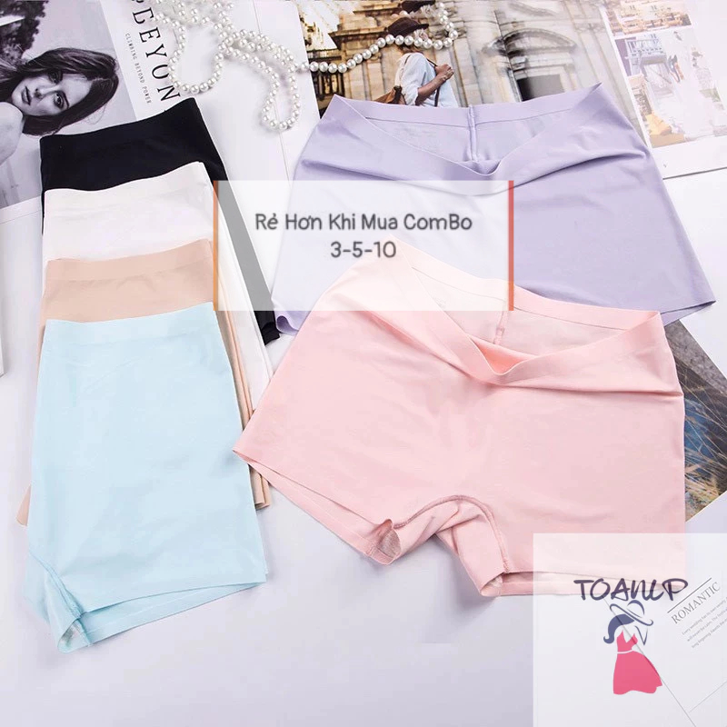 Quần Đùi Đúc Su Mặc Váy Không Đường May Nâng Mông 9915