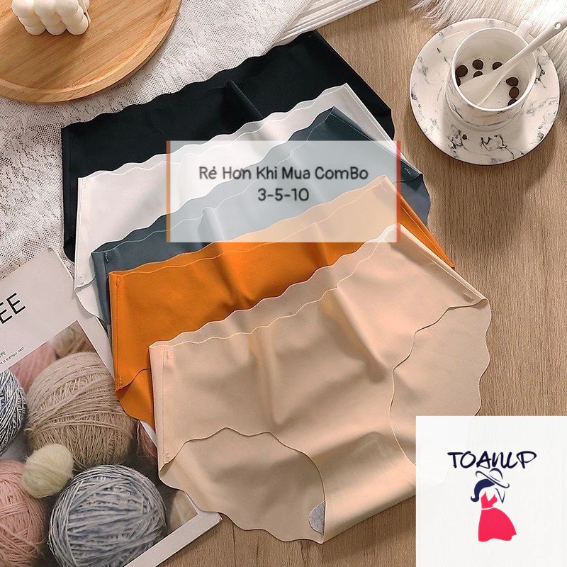 set 4 Quần Lót Su Lượn Sóng Quần Lót Nữ Không Đường May 1034