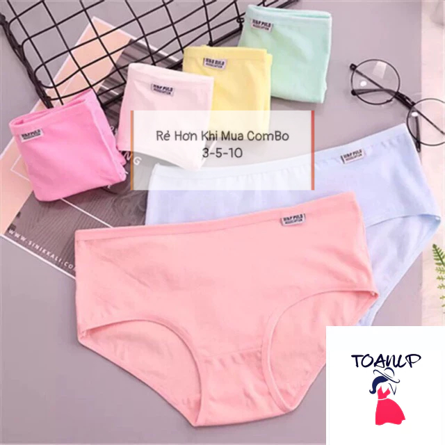 set 5 Quần lót cotton Hp chuẩn Châu Âu.