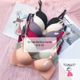  Áo lót nữ áo ngực nữ su Lông Vũ không gọng đệm dày bàn tay nâng ngực chống xệ 