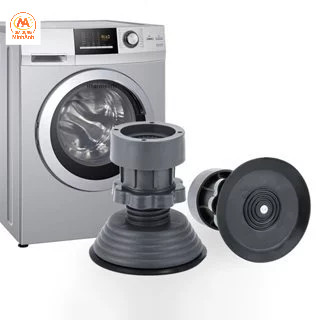 Bộ 4 chân chống rung cho máy giặt, tủ lạnh - tăng giảm chiều, đế cao su chống rung, cao cấp, siêu trọng lực