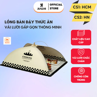 Lồng bàn gấp gọn đậy thức ăn, thoáng khí chống bụi,côn trùng chất liệu vải polyester bền chắc chắn LBG01