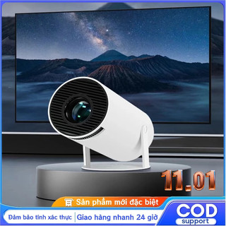 Máy chiếu mini 4K HY300/X8MAX Full HD WiFi6 Bluetooth5.0 Android11.0 xem phim Netflix YouTube