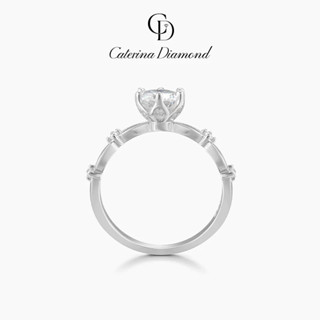  Nhẫn cầu hôn kim cương Moissanite 1.0 Carat Caterina Diamond Soulmate DR051 - Kiểm định GRA 