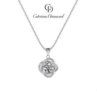 Dây chuyền nữ Kim Cương Moissanite Caterina Diamond Exquisite Silver Necklace DN006