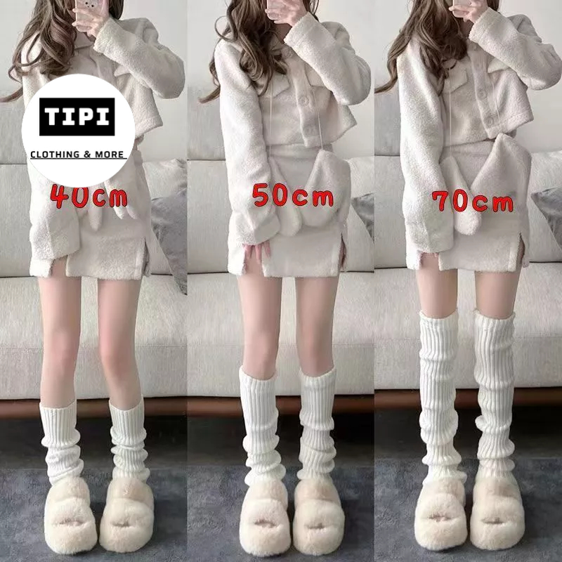 ( Hàng loai dày )Tất ống phong cách y2k , dệt kim hàng loại đẹp