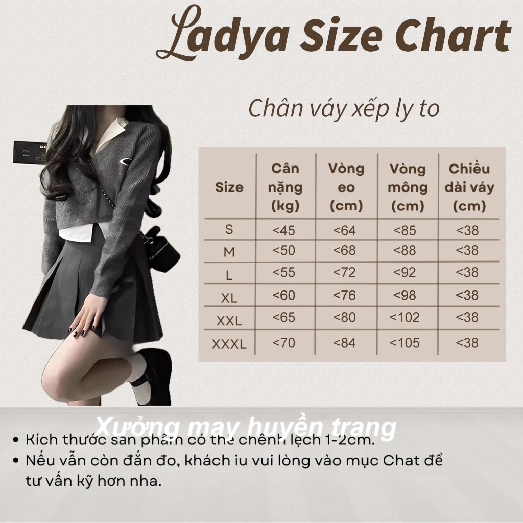 Chân Váy Midi Dáng Ngắn Ly To Hottrend Nữ Tính M0107 | BigBuy360 - bigbuy360.vn