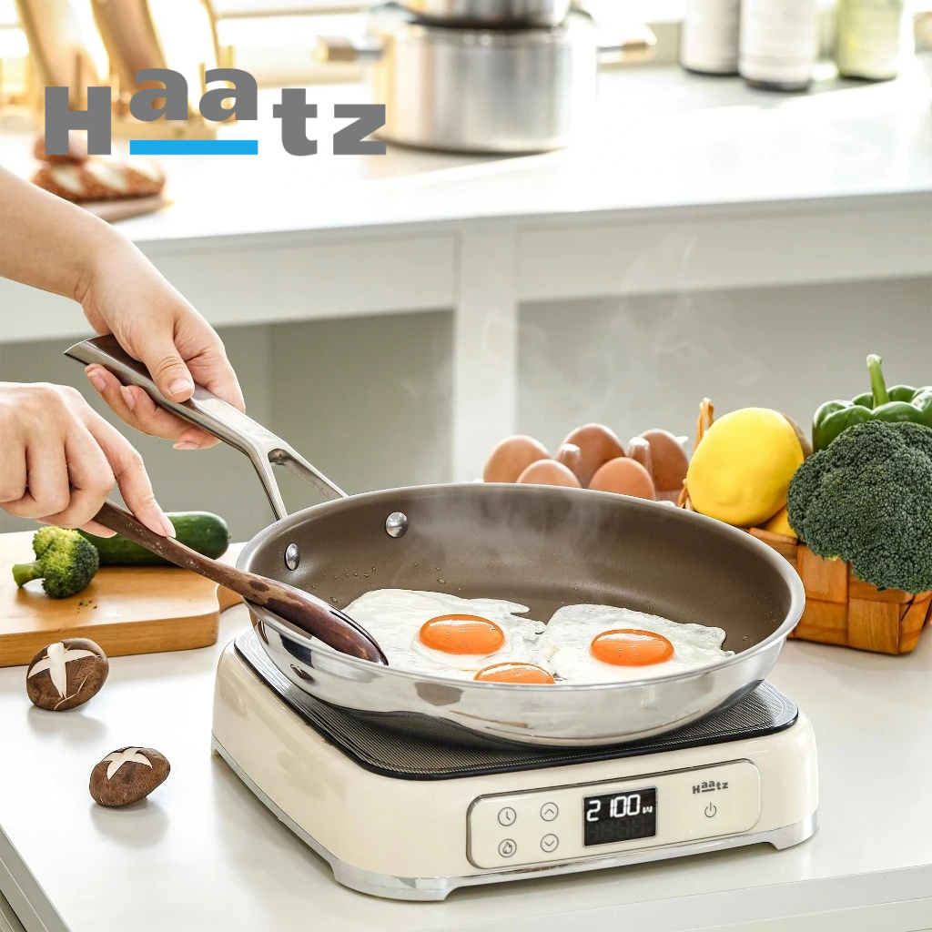 Chảo siêu chống dính Haatz Titanium Aura size 28 cm cạn lòng - LARVA STORE