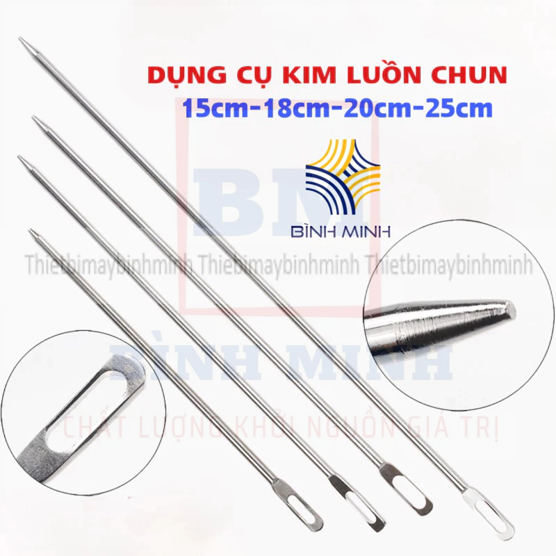 BỘ 4 SIZE luồn chun THÉP, cây luồn thun quần áo kiểu mới 2023 LOẠI ĐẸP