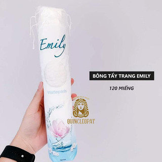 Bông tẩy trang Emily 120 miếng - 100% Cotton Mềm Mại 