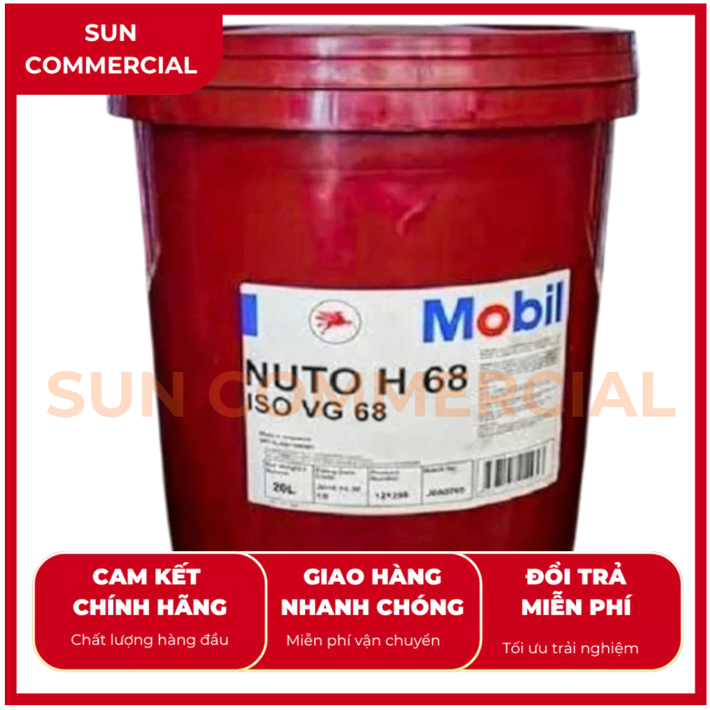 Dầu nhờn Mobil Nuto H68 (20L/xô)