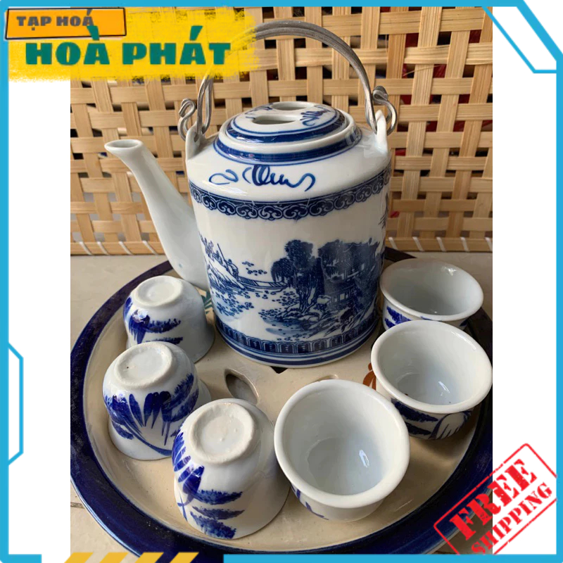 Ấm tích gốm sứ Bát Tràng, ấm tích ủ chè xanh, ấm tích 5 lít 3 lít, ấm tích hãm trà xanh, ấm tích pha