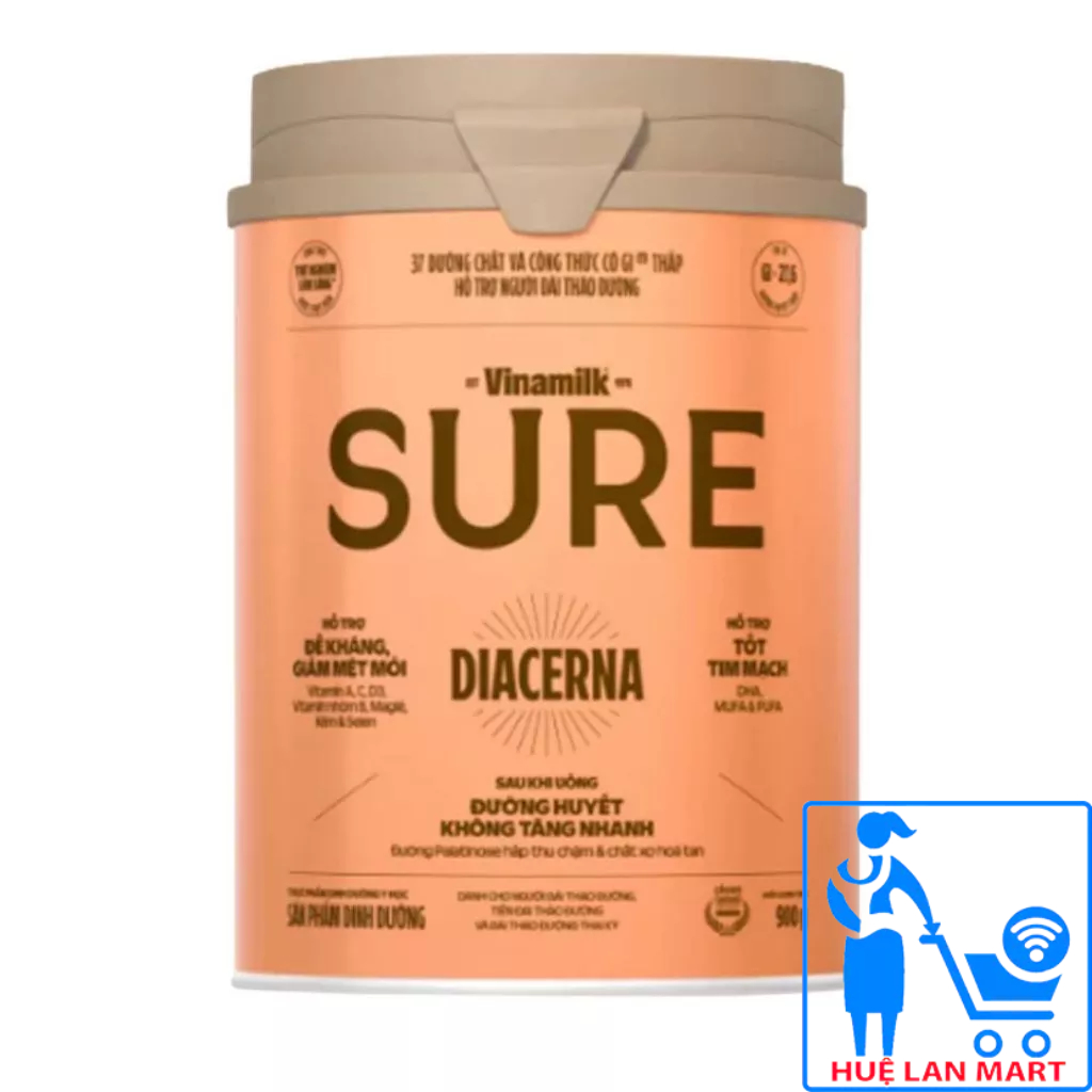 Sữa bột Vinamilk Sure Diecerna tiểu đường - Hộp 900g