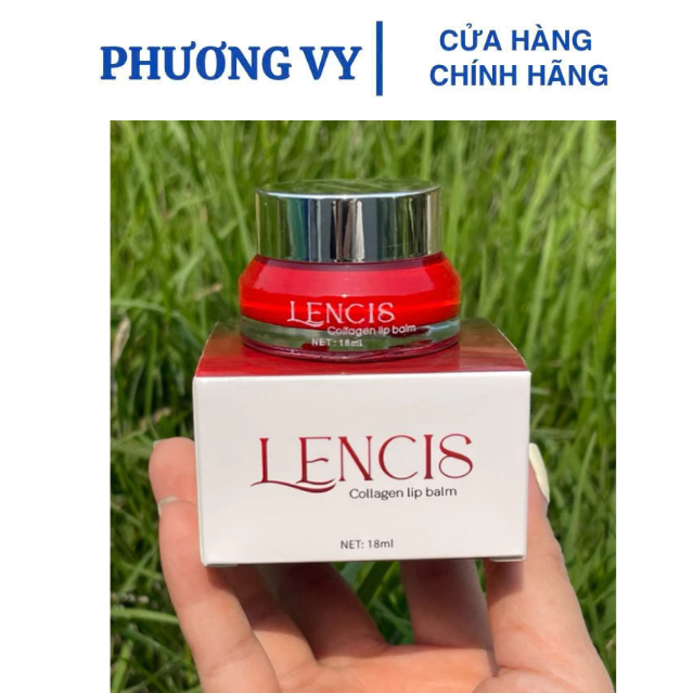 [Full Hộp] Son dưỡng LENCIS Collagen lip balm kích màu cho môi giảm thâm loang sau xăm, son dưỡng Gl