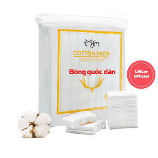 Bông tẩy trang 3 lớp COTTON 222m , Bông tẩy trang 222 miếng cotton P0055