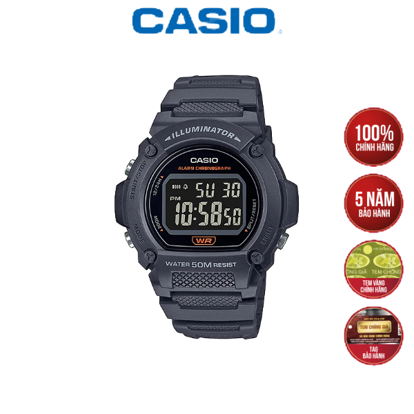 Đồng hồ Casio W-219H-1AVDF chính hãng