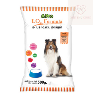 Combo 5 gói thức ăn chó lớn Apro 500gam.