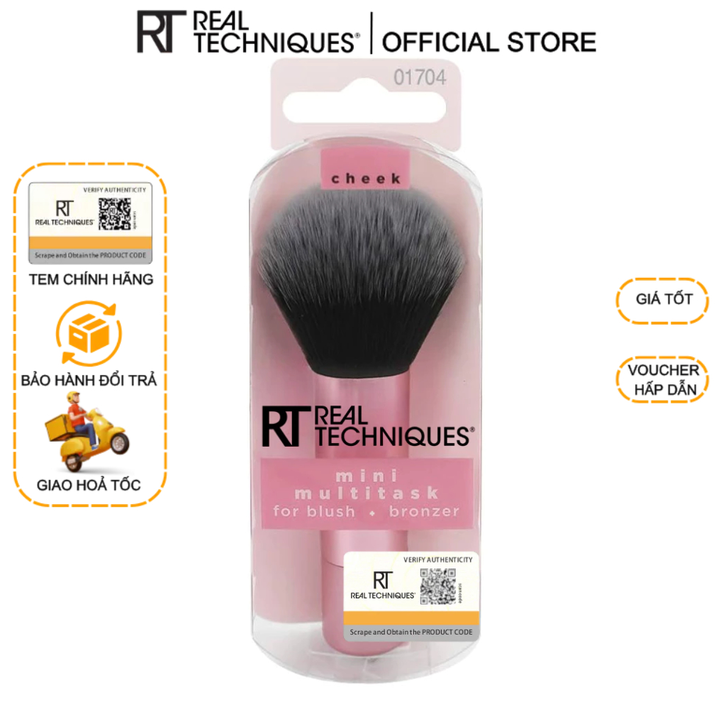 Cọ đa năng mini RT Real Techniques Mini Multitask Makeup Brush RT407