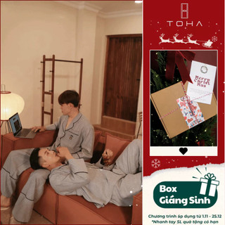  Toha Homewear Đồ Bộ Ngủ Pijama Nam Cặp Đôi Unisex Wear Your Dreams 