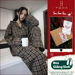  TOHA Homewear Bộ Đồ Ngủ Nữ Set Pijama Dài Chất Êm Ái Mềm Mát Morning Silence 