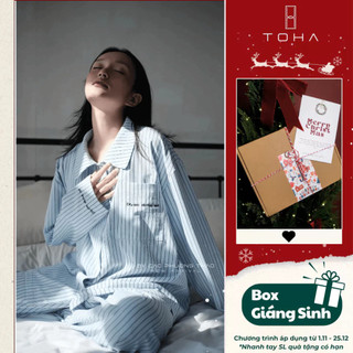   BEST SELLER  TOHA Homewear Bộ Đồ Ngủ Nữ Set Pijama Cặp Đôi Unisex Mềm Mát Thoải Mái Dream About Me 