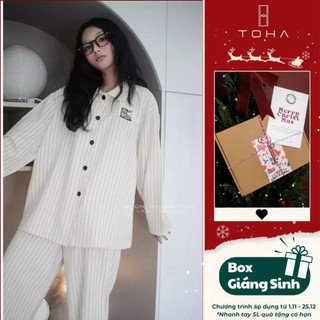  Toha Homewear Đồ Bộ Ngủ Pijama Cặp Đôi Unisex Dreamy Duo Pajama Set - Kem 