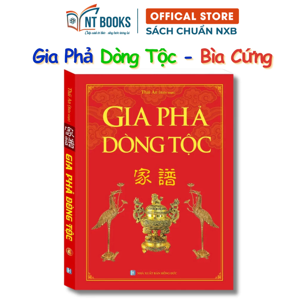 Sách - Gia phả dòng tộc (bìa cứng tái bản) - MT