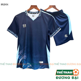   Peinn  Quần Áo Bóng Đá Thiết Kế Riki Shark Xanh Đen Thun Mè Cao Cấp Thoáng Khí Thể Thao Đương Đại 