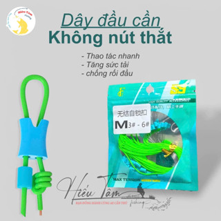  Dây PE Đầu Nối Đầu Cần Thế Hệ Mới - không nút thắt thao tác nhanh tăng sức tải  túi 20 bộ  