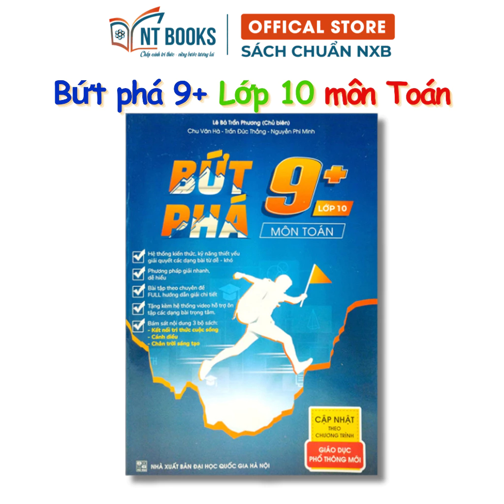 Sách - Bứt phá 9+ môn Toán lớp 10 (theo chương trình GIÁO DỤC PHỔ THÔNG MỚI) - HM