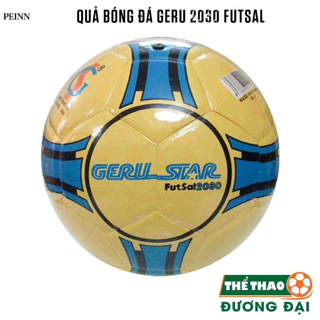 [Peinn] Quả Bóng đá 2030 Gerustar Dán Số 4 Banh Size 4 ( tặng kèm kim bơm và túi )