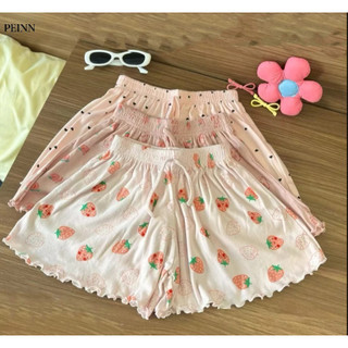   Peinn  Combo 3 Quần Đùi Nữ Cotton NH123 Thun Xòe Nhiều Hoạ Tiết Cạp Chun 