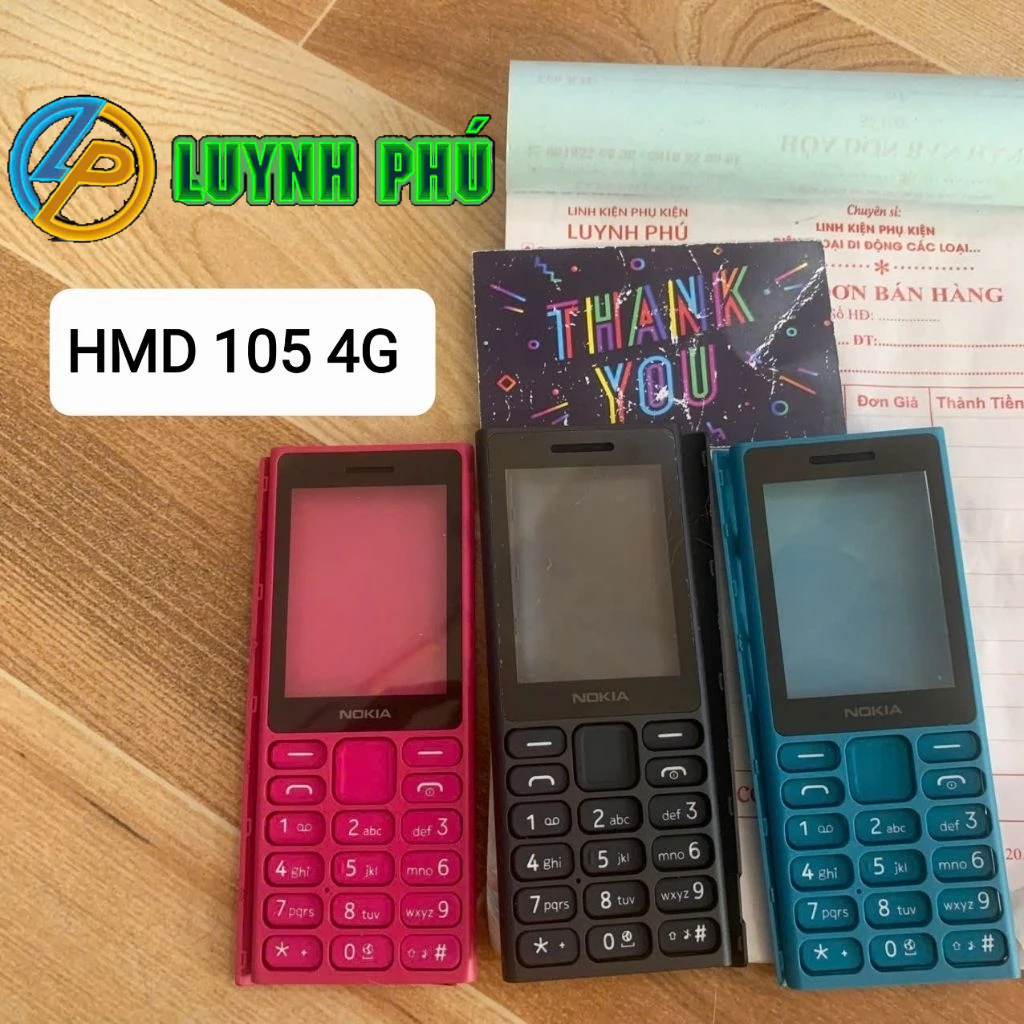 Vỏ nokia HMD 105 4g có bàn phím ảnh thật