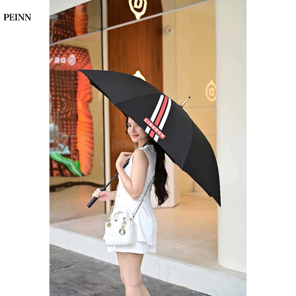 [Peinn]Ô dù cao cấp LIBERTY, Che nắng, che mưa, Tay cầm độc quyền Nason, chống gió lật cấp 7, ngăn 9