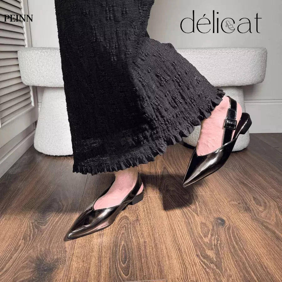 [Peinn] Giày nữ sục bệt đế TPR chống trơn trượt êm mềm dẻo cá tính xinh xắn Délicat D227