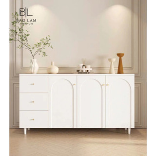 Tủ đa năng cánh vòm phong cách Bắc Âu sang trọng, tủ décor phòng ngủ, tủ phòng khách, tủ giày M65
