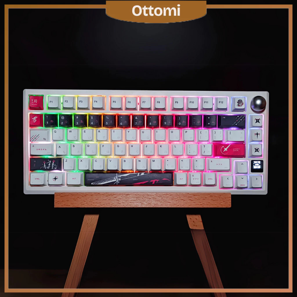 Keycap Yuki Aim PBT Cherry Profile, Nút Phím Cơ Giá Rẻ Cho Fullsize, TKL, Wooting, Rapid Trigger