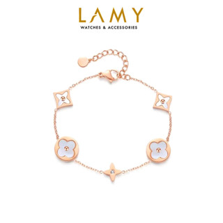 Vòng tay nữ LAMY Four Leaf Flower Bracelet Rose Gold 2020